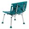 Emma and Oliver Tool-Free 300 Lb. Capacity, Adjustable Bath & Shower Chair with Large Back